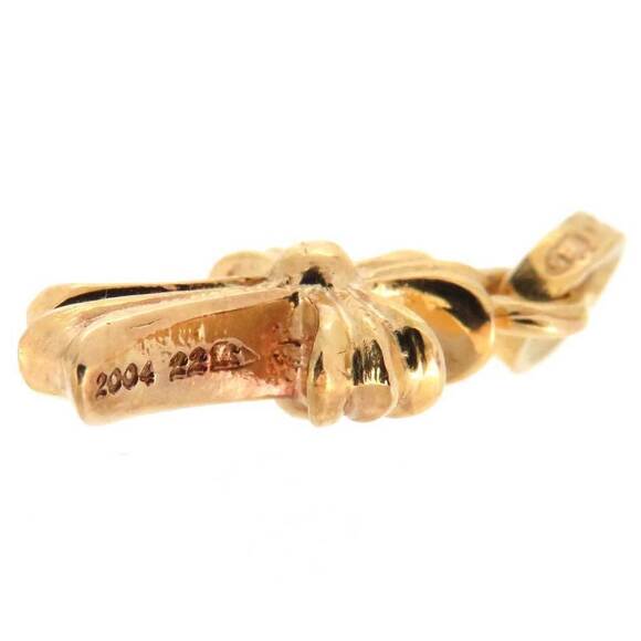 Authentic Chrome Hearts 22k Baby Fat Cross Pendant - Picture 6 of 6